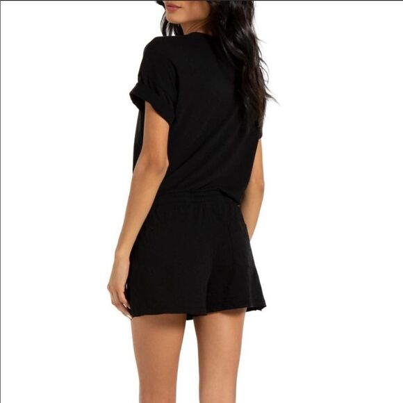 N:PHILANTHROPY | Black Finn Drawstring Romper S - Picture 2 of 16